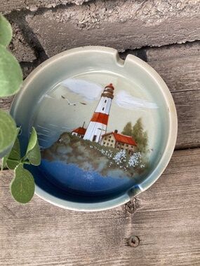 Vintage Otagiri Japan Lighthouse Ashtray